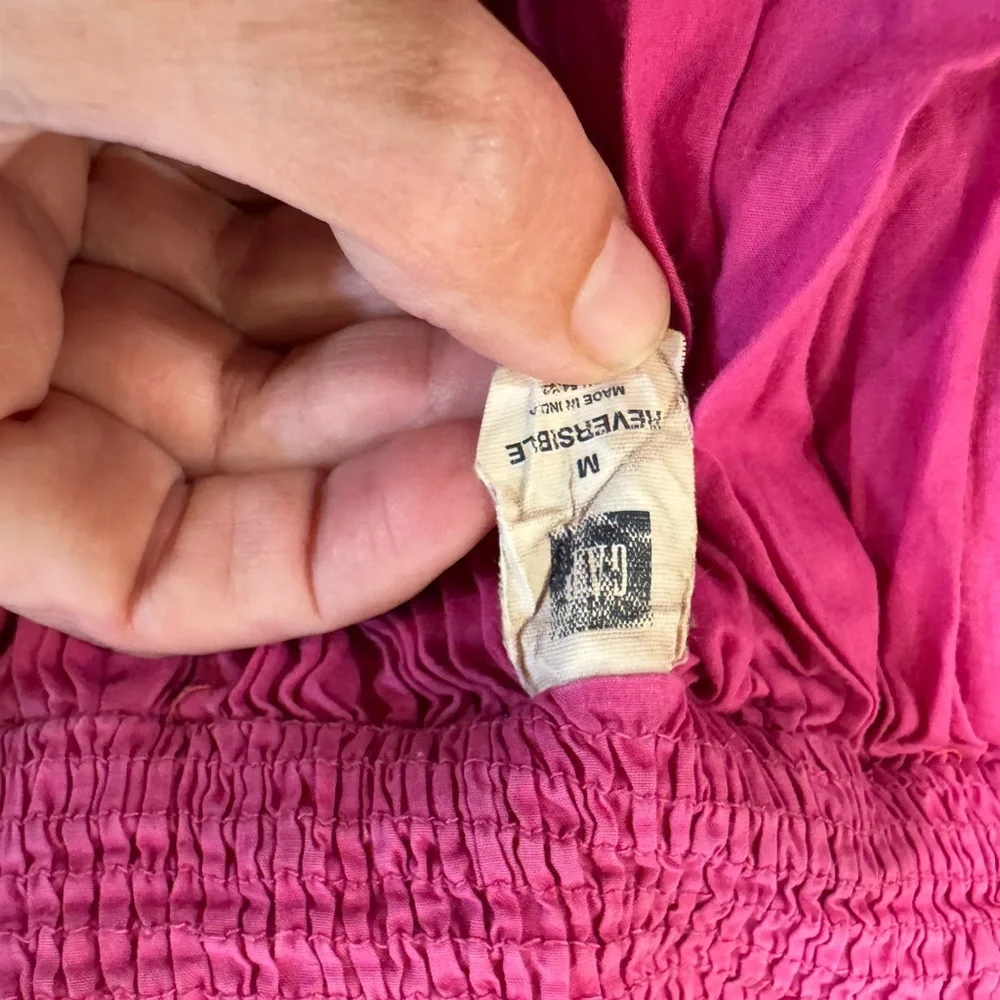 Gap skirt reversible pink and orange mini skirt size M N1.2 - Picture 7 of 11